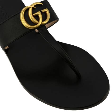 gucci woman sandals|gucci sandals women black.